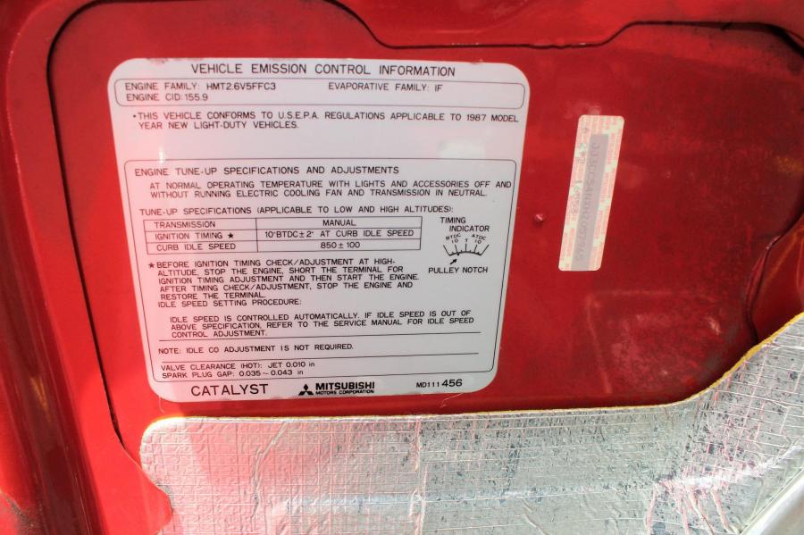  Chrysler Conquest TSi 1987 года  (фото 108 из 137)